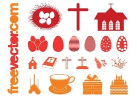Easter Silhouettes Set