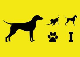 Dogs Vector Silhouettes