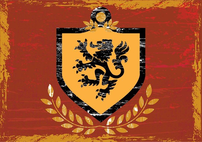 狮盾盾形纹章