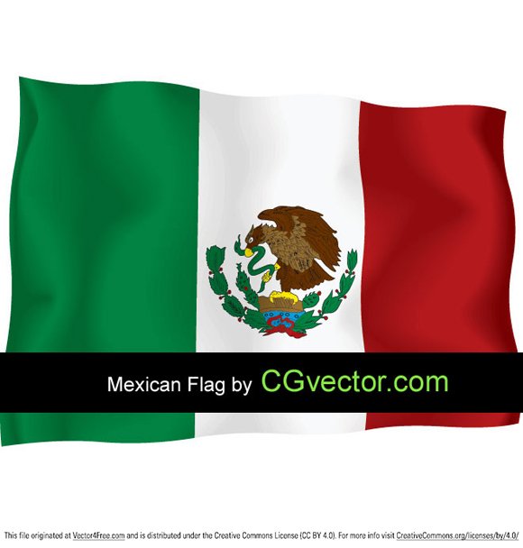 墨西哥独立日飞行旗