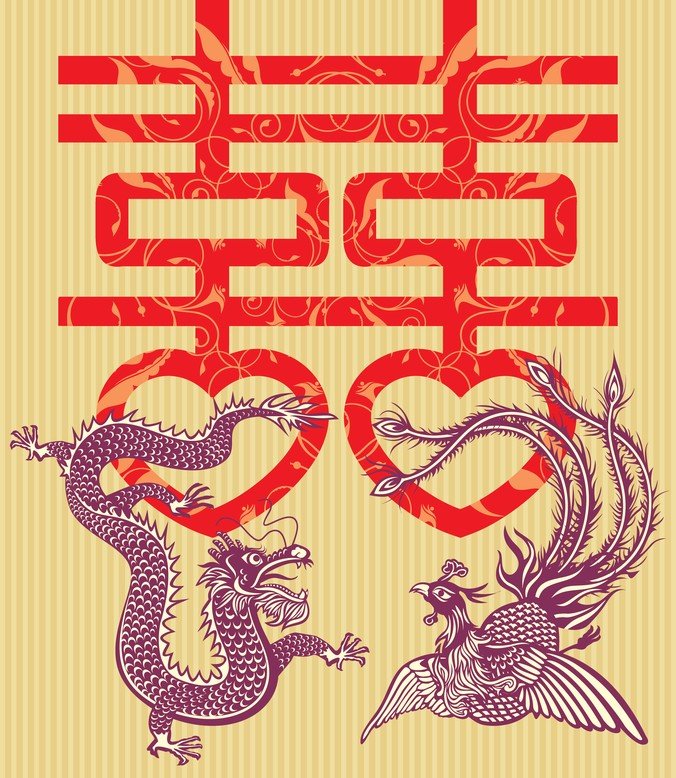 Double Happiness Dragon