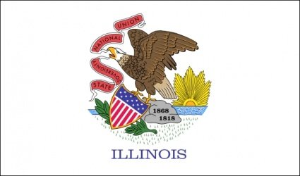美国伊利诺斯州旗