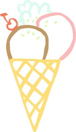 冰淇淋甜筒