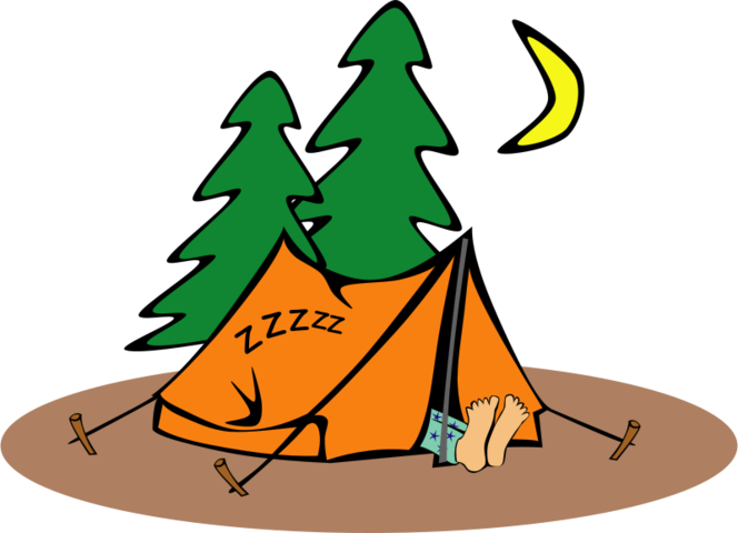 睡在一个帐篷