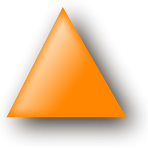 橙色三角形
