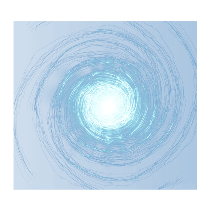 蓝色漩涡光效旋转元素免抠素材