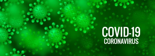 绿色疫情新冠病毒结构矢量素材