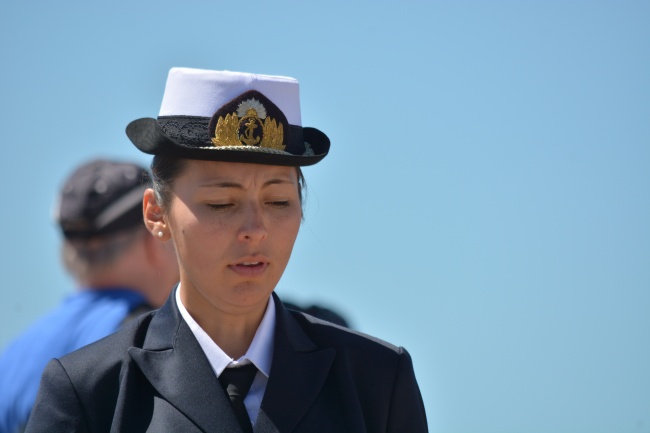 女海军士兵图片