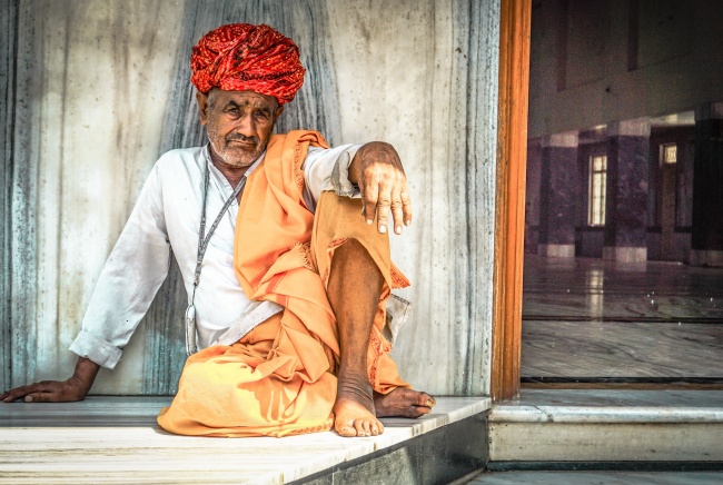 印度老人图片