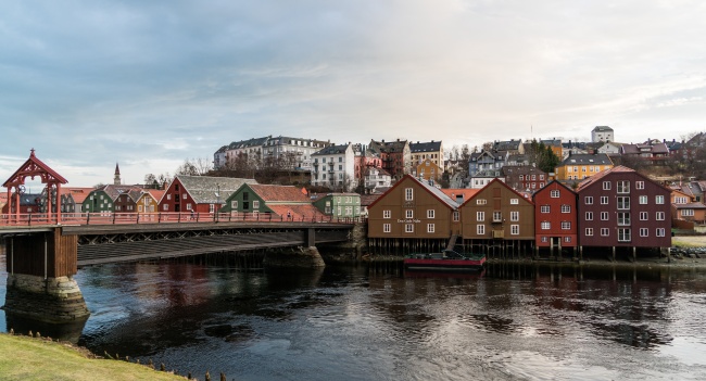 挪威特隆赫姆建筑图片