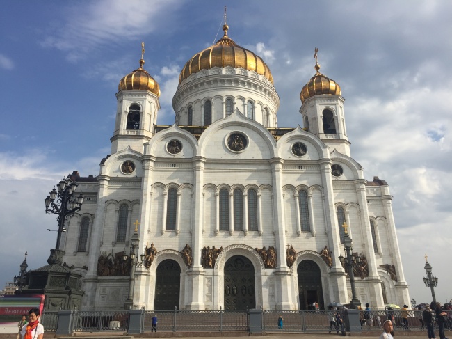 俄罗斯金顶大教堂图片