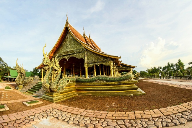 泰国寺庙旅游拍照图片