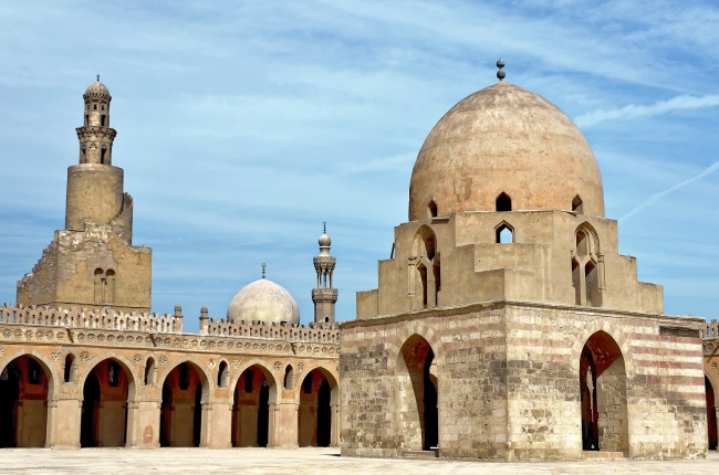 埃及清真寺圆顶建筑图片