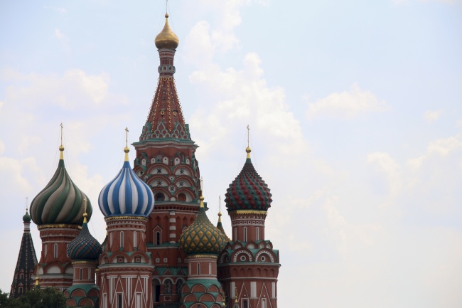莫斯科教堂尖顶局图片
