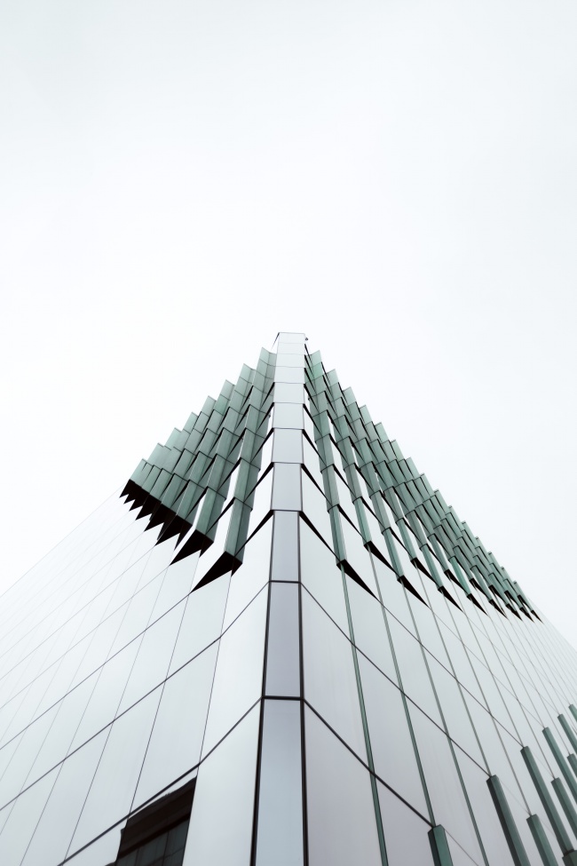玻璃窗现代商务大楼图片