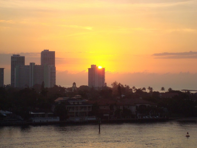 佛罗里达傍晚日落图片