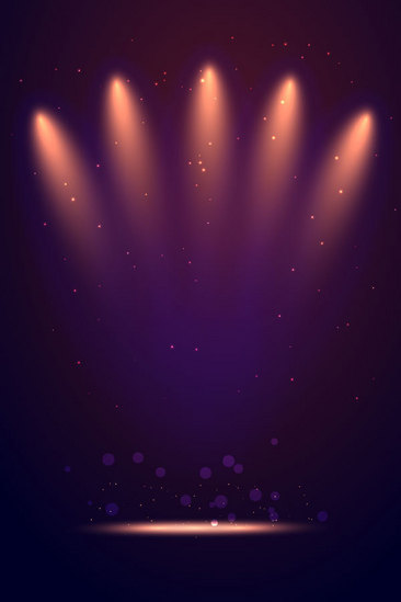 紫色质感炫光舞台光束