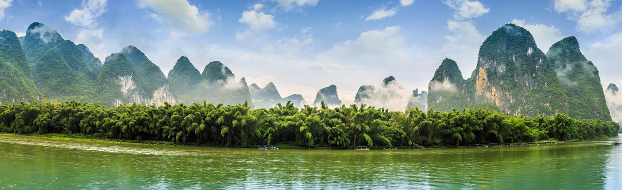 桂林美丽的自然景观桂林旅游