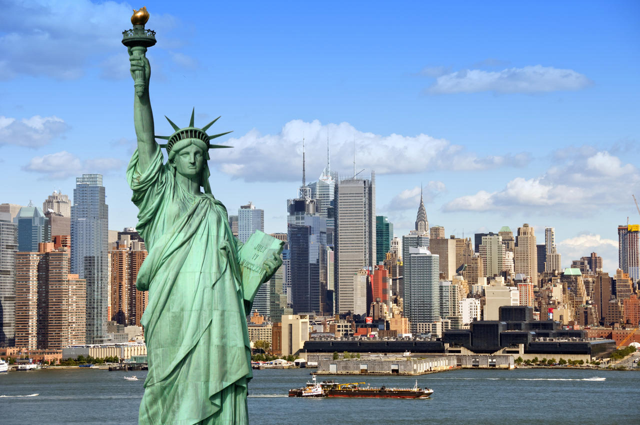 国外建筑景观旅游旅行纽约城市景观自由女神像美国旅游国外全球旅游